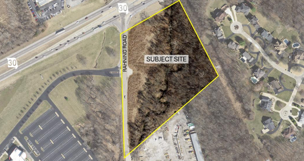 The site of the proposed QuikTrip. Photo courtesy of Sunset Hills.